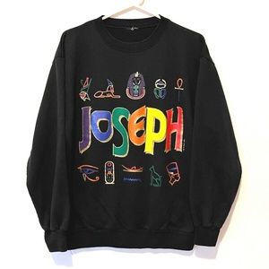 Vintage 90s Joseph and the Amazing Technicolor Dreamcoat Sweatshirt Mens Medium